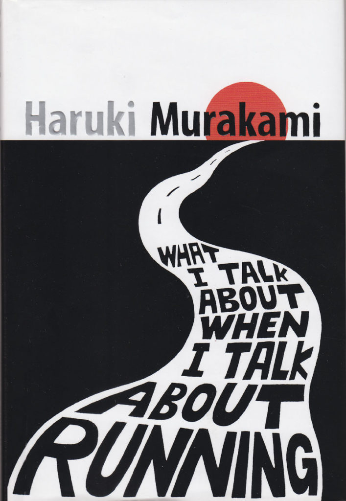 Couverture anglaise de What I Talk about when I talk about running de Haruki Murakami
