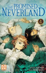 Couverture du tome 4 de The Promised Neverland