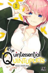 Couverture du tome 2 de The quintessential Quintuplets chez Pika