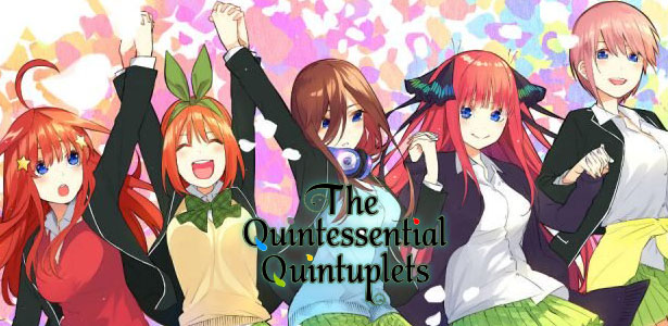 Une de l'article sur The quintessential quintuplets chez Pika