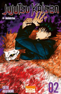 Couverture du tome 2 de Jujutsu Kaisen chez Ki-oon