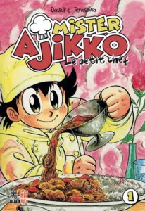 Couverture du tome 1 de Mister Ajikko le petit chef chez Black Box Editions