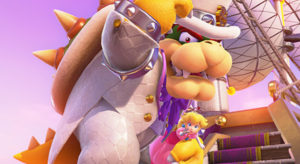 Bowser et Peach dans Super Mario Odyssey