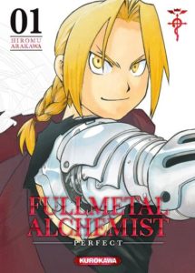 Couverture du tome 1 de la Perfect Edition de FullMetal Alchemist chez Kurorakwa