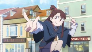 Akko dans l'anime Little Witch Academia