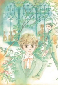 Illustration réalisée par Moto Hagio pour Le coeur de Thomas