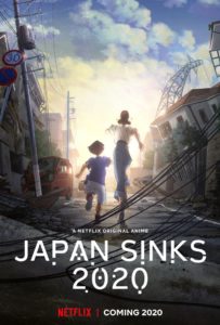 Affiche de l'anime Japan Sinks 2020 diffusé sur Netflix